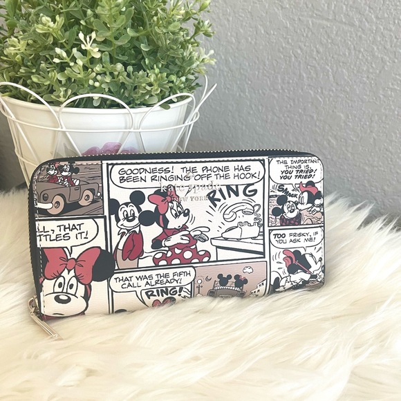 kate spade Handbags - DISNEY X KATE SPADE MICKEY MOUSE CONTINENTAL ZIP AROUND WALLET K9327 NWT $249